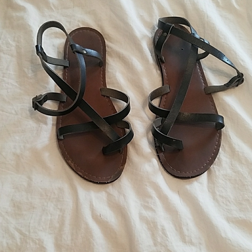 Black sandals